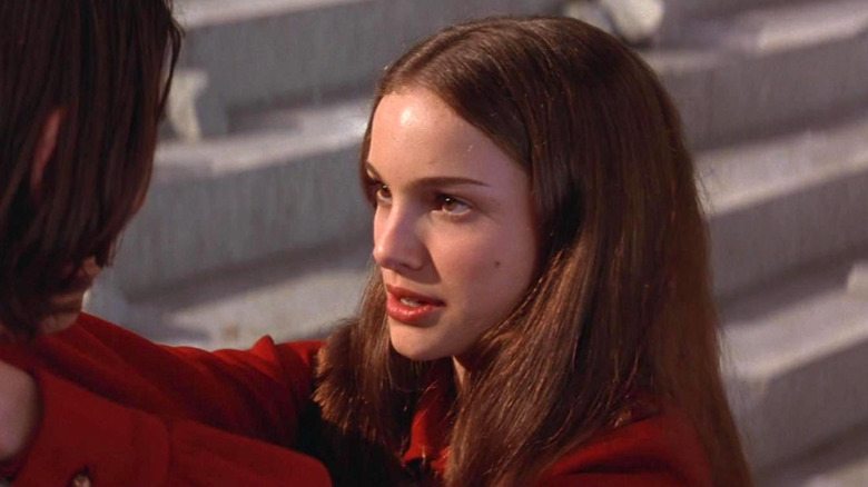 Natalie Portman giving medal