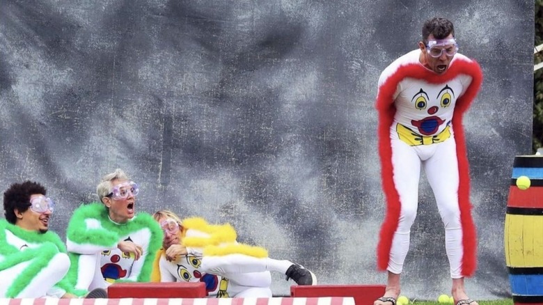 Eric Andre, Johnny Knoxville, Dave England, and Steve-O in Jackass 4.5