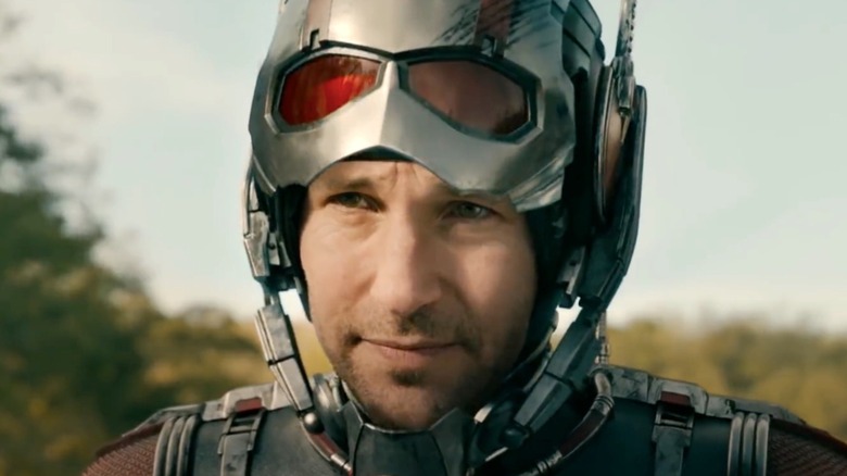 Ant-Man wearing helmet