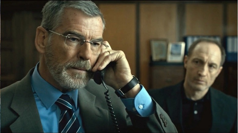 Pierce Brosnan phone The Foreigner