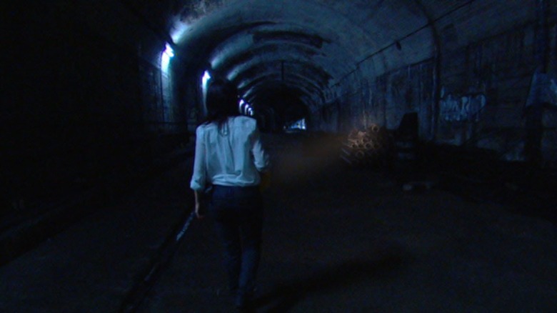 Woman tunnel