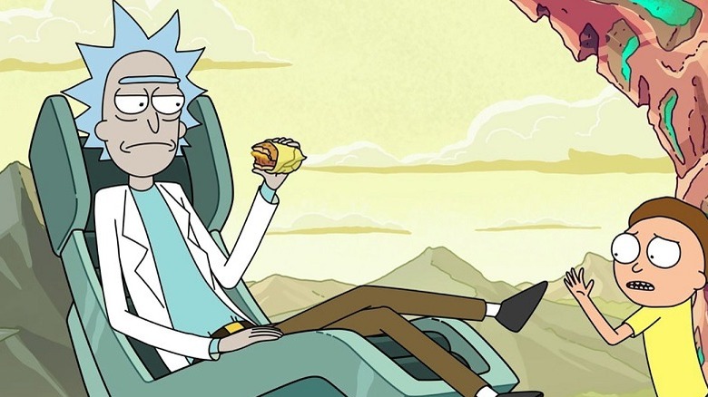 Rick watching his grandson suffer