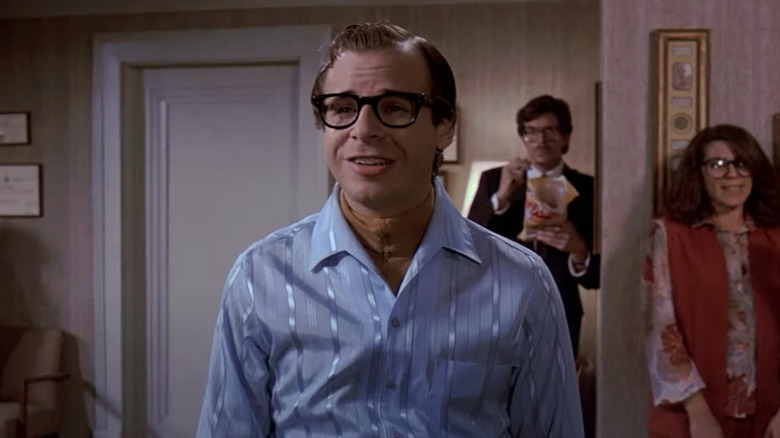 Rick Moranis as Louis, about to be chased by a terror dog in Ghostbusters