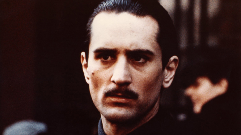 De Niro in Godfather Part II moustache young vito