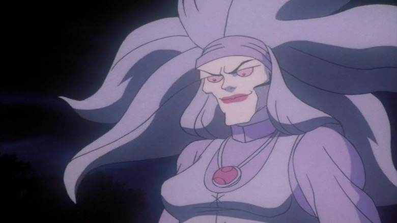 Sarah Ravencroft floating in the air in Scooby-Doo and the Witch's Curse