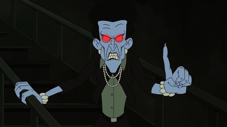The Ghost of Mother wagging her finger on Be Cool, Scooby-Doo!