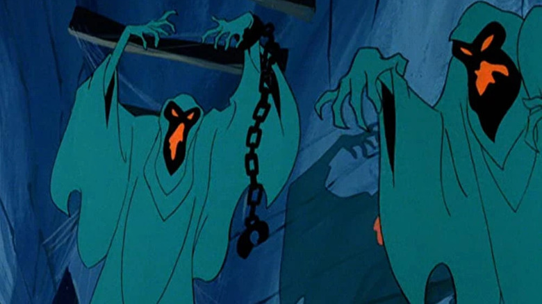 Green Ghosts rattling chains in Scooby-Doo, Where Are You!