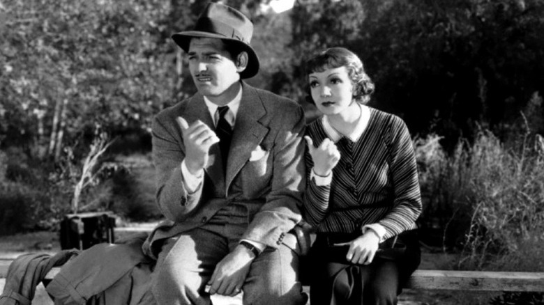 Clark Gable and Claudette Colbert