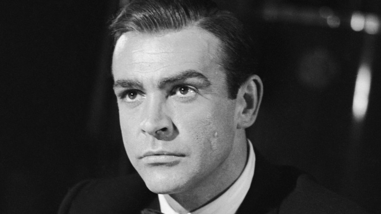 Sean Connery wearing tuxedo