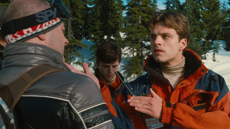 Blaine (Sebastian Stan) ready to fight in Hot Tub Time Machine