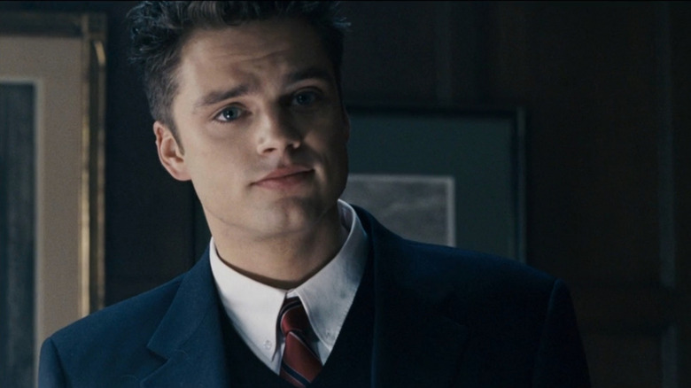 Chase Collins (Sebastian Stan) in principal's office in The Covenant