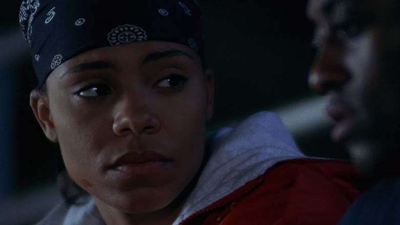 Sanaa Lathan as Monica, listening to Quincy in Love & Basketball