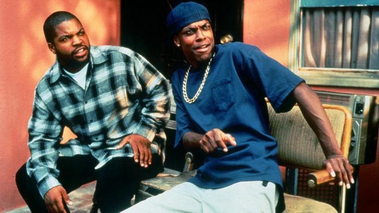 Craig Jones and Smokey lean together