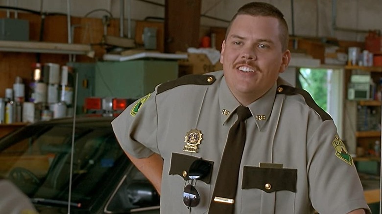 Trooper Rodney "Rod" Farva grinning