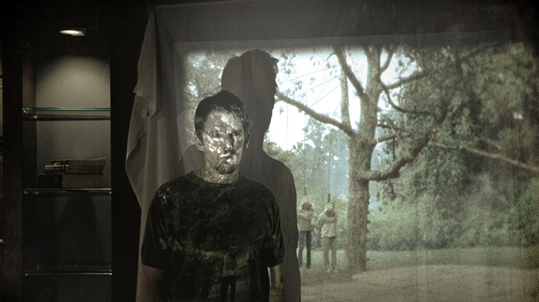 Ethan Hawke projects movie in Sinister