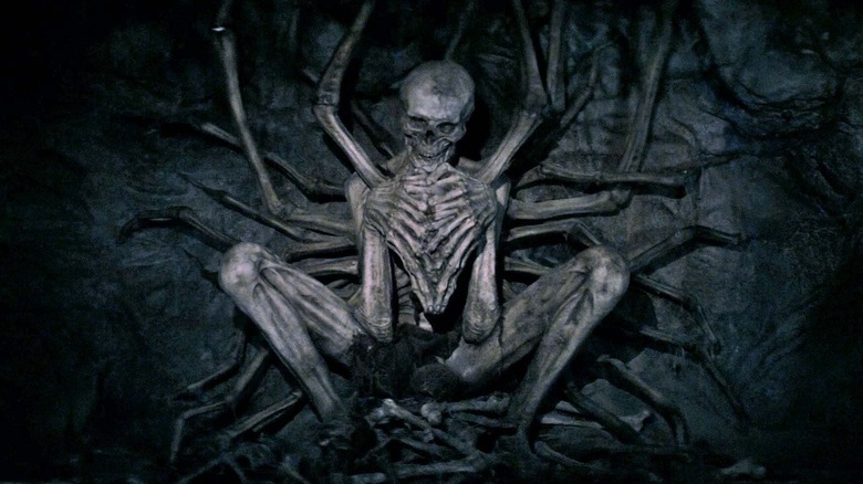 cursed skeleton crouches in The Empty Man