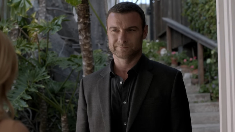 Liev Schrieber as Ray Donovan talking to someone on Ray Donovan