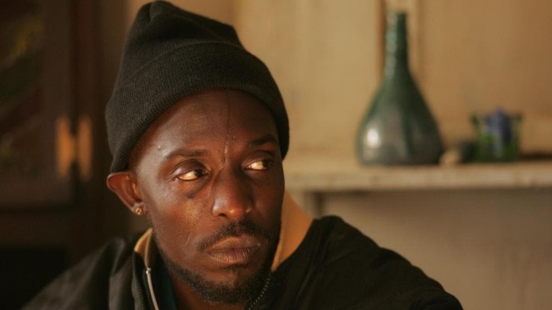 Michael K. Williams looks morose as Omar Little in The Wire.