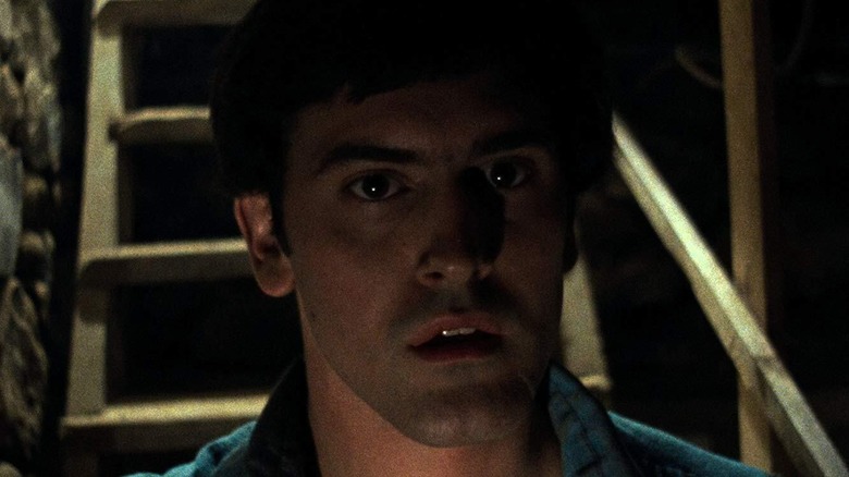 Bruce Campbell as Ash in The Evil Dead