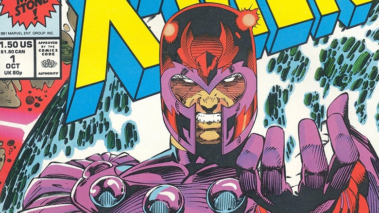 Magneto with hand outstretched