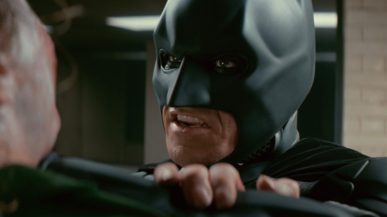 Batman interrogates the Joker