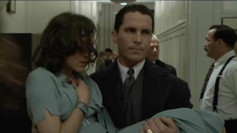Melvin Purvis carries Billie Frechette