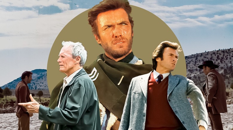 Clint Eastwood mulitple images
