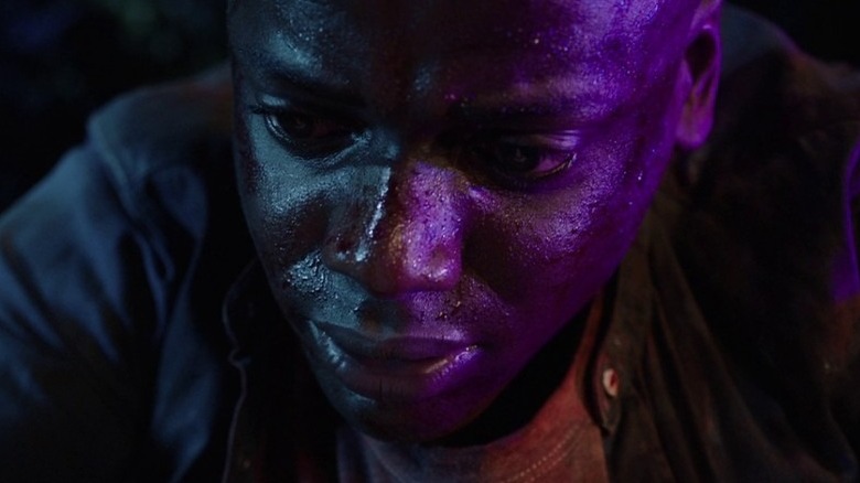 Daniel Kaluuya looking down