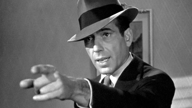 Sam Spade pointing finger