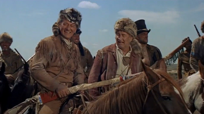 Davy Crockett laughs