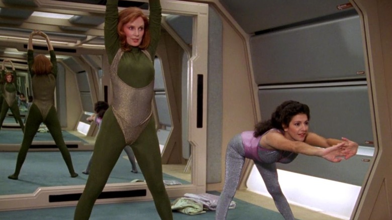 Crusher and Deanna from "Star Trek: The Next Generation"