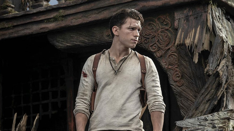 Tom Holland in "Uncharted"