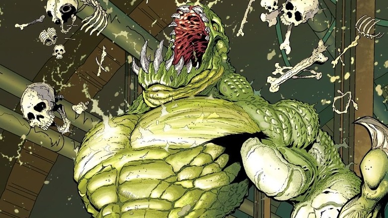 Killer Croc growling and posing
