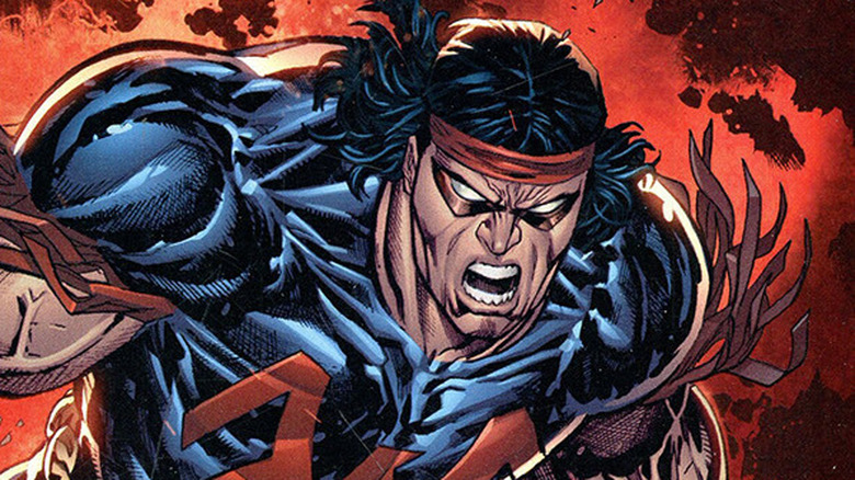 Thunderbird running angrily in a Giant-Size X-Men comic cover