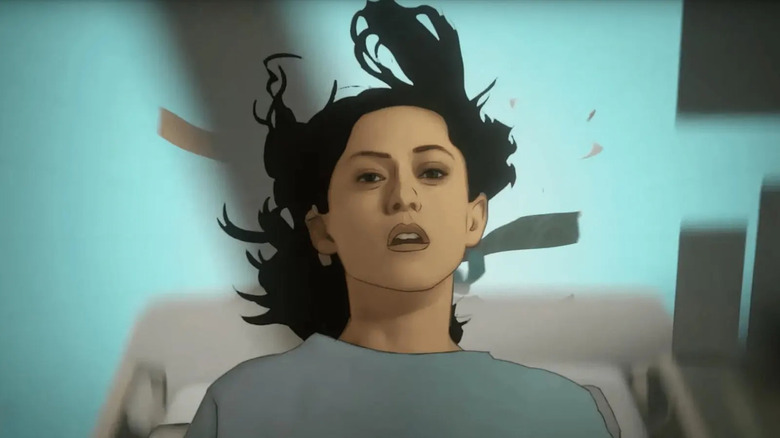 Alma Winograd-Diaz (Rosa Salazar) travels through reality in Undone
