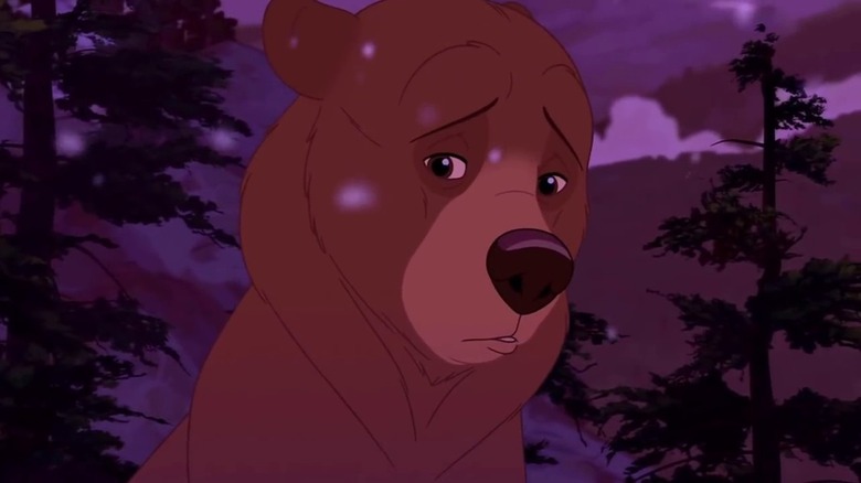 Kenai looking sad in Brother Bear