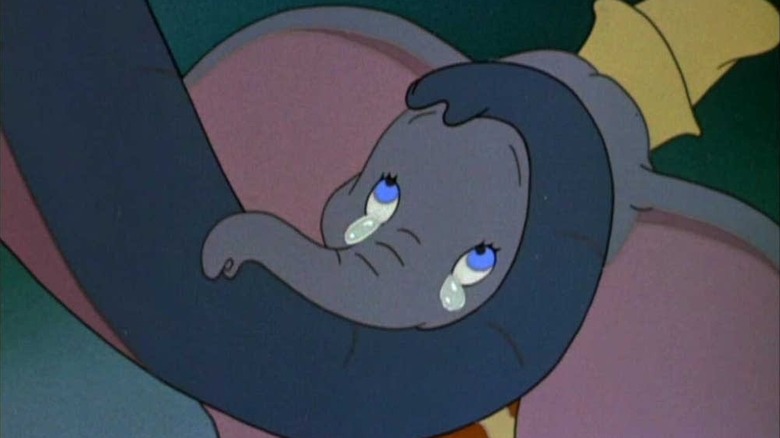 Dumbo crying in 1941's Dumbo