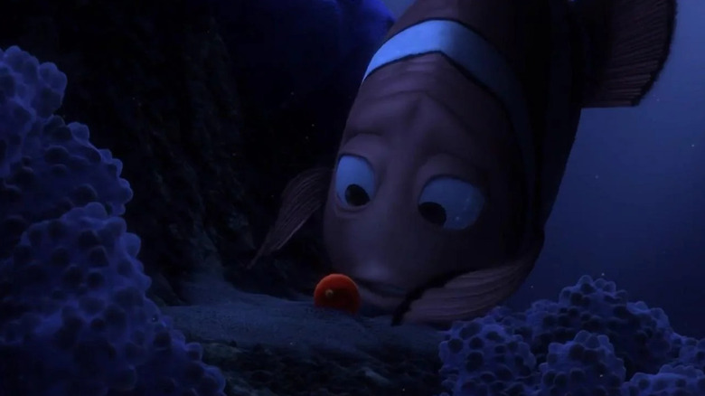 Marlin finds Nemo's egg in Finding Nemo