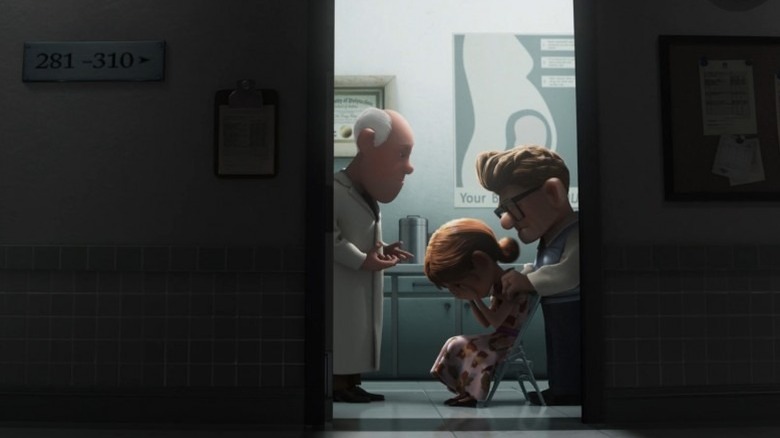 Carl comforting his wife in Up