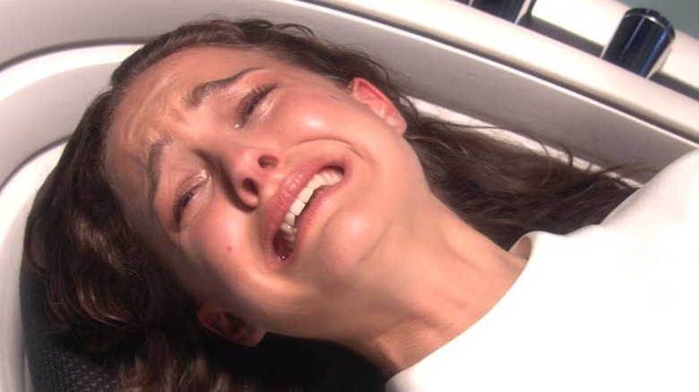 Padmé Amidala (Natalie Portman) crying in Star Wars: Episode III - Revenge of the Sith