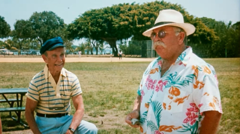 Hume Cronyn as Joe and Wilford Brimley as Ben in Cocoon: The Return