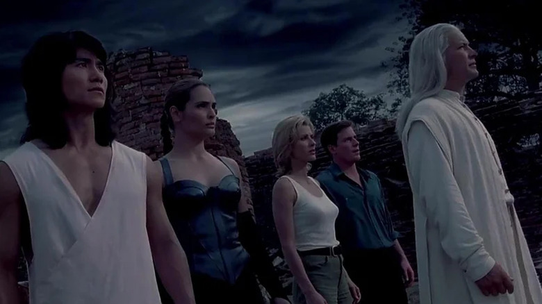 The primary cast of Mortal Kombat: Annihilation