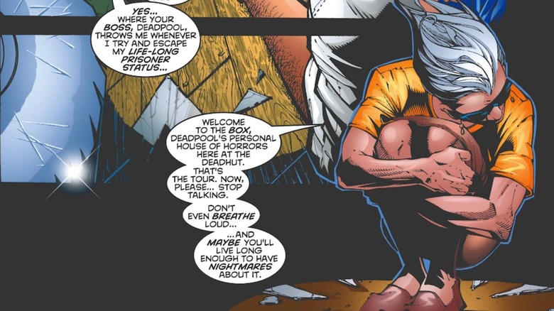 Blind Al trapped in the Box in Marvel Comics