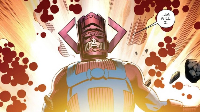 Galactus saying "As Will I" in Fantastic Four #586