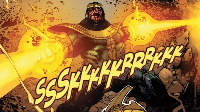 Thanos killing any survivors on Titan in Thanos Rising #5