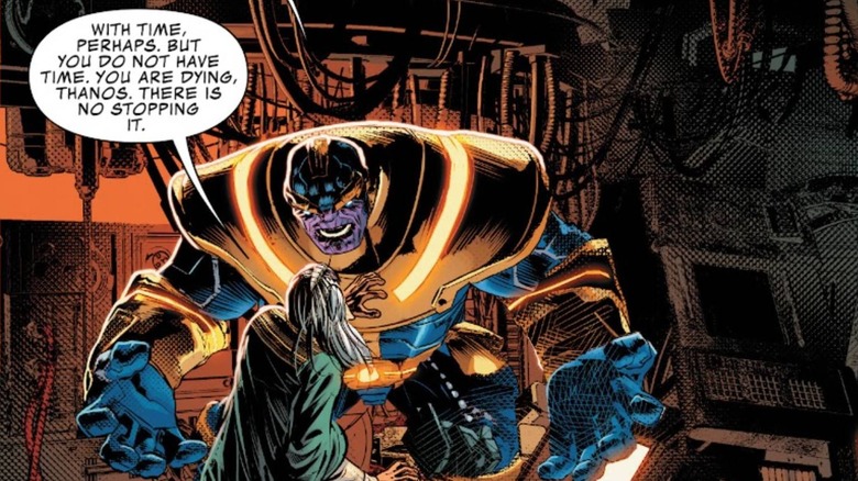 Thanos confronting Mentor