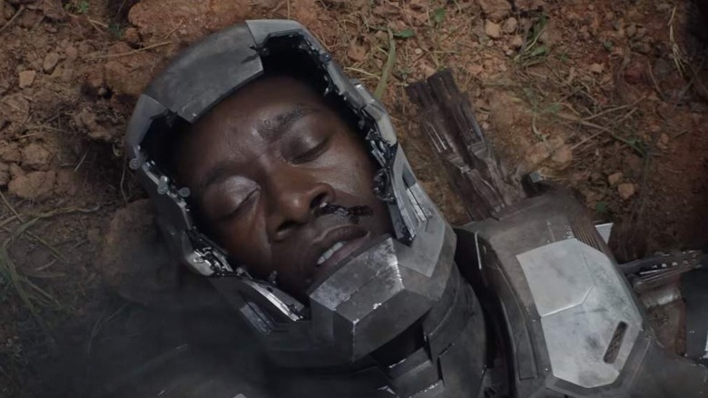 War Machine injured