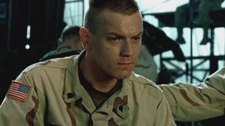 Black Hawk Down grimes frowning