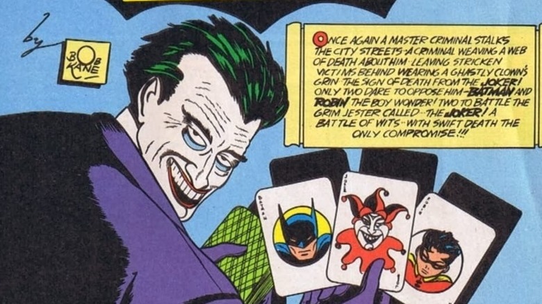 2. The Joker's iconic green hair in the Batman comics - wide 2