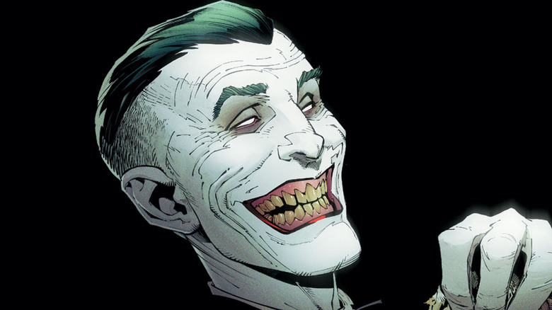 The Joker smiling